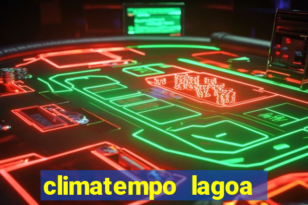 climatempo lagoa real bahia